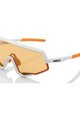100% SPEEDLAB Kolesarska očala - GLENDALE - bela/oranžna