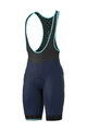 ALÉ Kolesarske kratke hlače z naramnicami - KLIMATIK K-ATMO - modra
