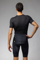 ALÉ Kolesarske kratke hlače brez naramnic - CORSA PRAGMA - črna