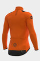 ALÉ Kolesarski dres z dolgimi rokavi zimski - THERMAL R-EV1 - oranžna