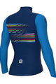 ALÉ Kolesarski dres z dolgimi rokavi zimski - LOGO PR-S - modra