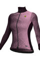 ALÉ Kolesarski dres z dolgimi rokavi zimski - CIRCUS PR-S - vijolična