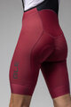 ALÉ Kolesarske kratke hlače z naramnicami - MAGIC COLOUR PR-E - rdeča