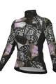 ALÉ Kolesarski dres z dolgimi rokavi zimski - FALENA PR-E - črna/bela/rožnata/rjava
