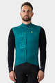 ALÉ Kolesarski dres z dolgimi rokavi zimski - QUICK R-EV1 - črna/modra