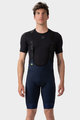 ALÉ Kolesarske kratke hlače z naramnicami - MAGIC COLOUR PR-E - modra