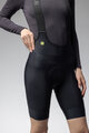 ALÉ Kolesarske kratke hlače z naramnicami - PR-E MAGIC COLOUR - črna