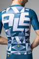 ALÉ Kolesarski dres s kratkimi rokavi - MULTIVERSO PR-E - modra/bela