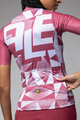 ALÉ Kolesarski dres s kratkimi rokavi - MULTIVERSO PR-E - rdeča/bela