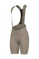 ALÉ Kolesarske kratke hlače z naramnicami - MASTER 2.0 PR-E - bež
