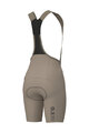 ALÉ Kolesarske kratke hlače z naramnicami - MASTER 2.0 PR-E - bež