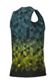ALÉ Kolesarski dres brez rokavov - RUNNING ECLECTIC - večbarvno