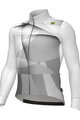 ALÉ Kolesarski dres z dolgimi rokavi zimski - QUICK - bela