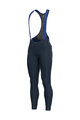 ALÉ Kolesarske dolge hlače z naramnicami - KLIMATIK K-TOUR - modra