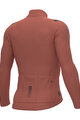 ALÉ Kolesarski dres z dolgimi rokavi zimski - WARM RACE - rožnata
