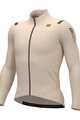 ALÉ Kolesarski dres z dolgimi rokavi zimski - WARM RACE - slonovina