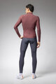 ALÉ Kolesarski dres z dolgimi rokavi zimski - WARM RACE - bordo