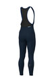 ALÉ Kolesarske dolge hlače z naramnicami - KLIMATIK K-ATMO - modra