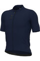 ALÉ Kolesarski dres s kratkimi rokavi - COLOR BLOCK PRAGMA - modra