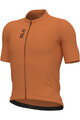 ALÉ Kolesarski dres s kratkimi rokavi - COLOR BLOCK PRAGMA - oranžna