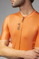 ALÉ Kolesarski dres s kratkimi rokavi - COLOR BLOCK PRAGMA - oranžna