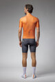 ALÉ Kolesarski dres s kratkimi rokavi - COLOR BLOCK PRAGMA - oranžna