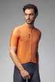 ALÉ Kolesarski dres s kratkimi rokavi - COLOR BLOCK PRAGMA - oranžna