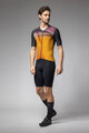 ALÉ Kolesarski dres s kratkimi rokavi - SPRINTER R-EV1 - oranžna/črna/rožnata