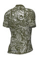 ALÉ Kolesarski dres s kratkimi rokavi - SAFARI PRAGMA - zelena/bela