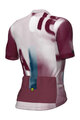 ALÉ Kolesarski dres s kratkimi rokavi - SOUND PR-E - bela/bordo
