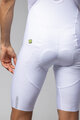 ALÉ Kolesarske kratke hlače z naramnicami - VOLTAGE R-EV1 - bela