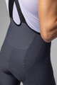 ALÉ Kolesarske kratke hlače z naramnicami - VOLTAGE R-EV1 - siva
