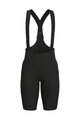 ALÉ Kolesarske kratke hlače z naramnicami - SPEEDFONDO LIGHT R-EV1 - črna