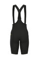 ALÉ Kolesarske kratke hlače z naramnicami - SPEEDFONDO LIGHT R-EV1 - črna
