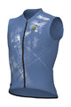 ALÉ Kolesarski dres brez rokavov - MIRROR PR-E - modra