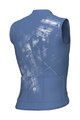 ALÉ Kolesarski dres brez rokavov - MIRROR PR-E - modra