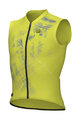 ALÉ Kolesarski dres brez rokavov - MIRROR PR-E - rumena