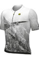 ALÉ Kolesarski dres s kratkimi rokavi - QURTZ PR-E - bela/siva