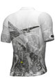ALÉ Kolesarski dres s kratkimi rokavi - QURTZ PR-E - bela/siva
