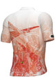 ALÉ Kolesarski dres s kratkimi rokavi - QURTZ PR-E - bela/oranžna