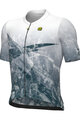 ALÉ Kolesarski dres s kratkimi rokavi - QURTZ PR-E - bela/zelena