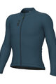 ALÉ Kolesarski dres z dolgimi rokavi poletni - COLOR BLOCK PRAGMA - modra