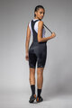 ALÉ Kolesarske kratke hlače z naramnicami - STRADA 2.0 PR-E - črna/bela