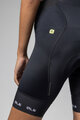ALÉ Kolesarske kratke hlače z naramnicami - STRADA 2.0 PR-E - črna/bela