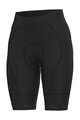 ALÉ Kolesarske kratke hlače brez naramnic - STRADA 2.0 PR-E - črna
