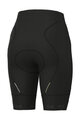 ALÉ Kolesarske kratke hlače brez naramnic - STRADA 2.0 PR-E - črna