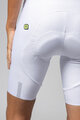 ALÉ Kolesarske kratke hlače z naramnicami - VOLTAGE R-EV1 - bela