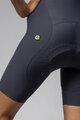 ALÉ Kolesarske kratke hlače z naramnicami - VOLTAGE R-EV1 - siva
