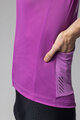 ALÉ Kolesarski dres s kratkimi rokavi - FOLLOW ME PR-E - vijolična