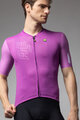 ALÉ Kolesarski dres s kratkimi rokavi - FOLLOW ME PR-E - vijolična